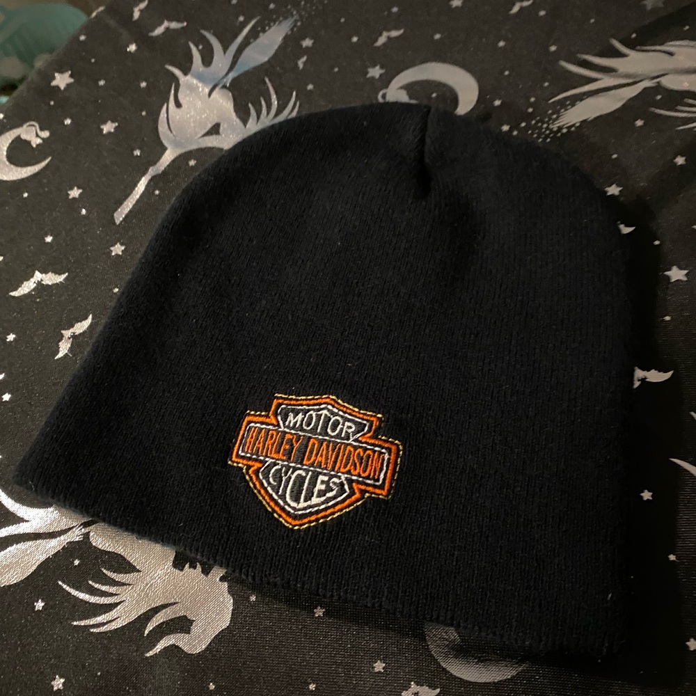 Vintage 90s Harley Davidson beanie